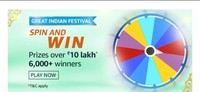 Amazon GIF Spin ans Win Prizes worth 10 Lakhs || 6000+ Winners