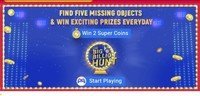 Big Billion Hunt - Lost & Found ( Get 5 Coupons for free )