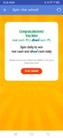 Dhani Spin And Win : Now Earn Real Cash + Dhani Cash on Spin and Win
( Real Cash 100% Useable)