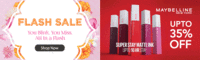 Boddess Flash Sale (9AM- 12PM)- Buy 2 Get 1 free + Upto 30% off on Makeup and Personal Care+ Free shipping