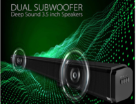  Blaupunkt SBA01 T 100W Bluetooth Soundbar with Built-in Subwoofer (Black) 