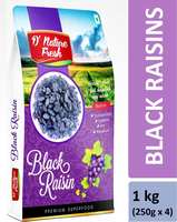 [Pre-Book] D NATURE FRESH Black Raisins 1Kg (250g x4) Raisins  (4 x 250 g)