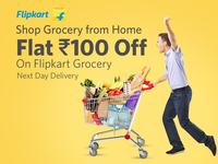 Flat 100 Off On Min 600 On Flipkart Grocery Code For Free