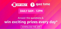 Amazon Quiz Answers for 13th Oct'20 – Win OnePlus 8 Pro