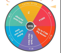Amazon Pay ring of rewards spin n win up to Rs 1000