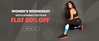 Reebok Women's Wednesday Sale Flat 50% Off On Clothing & Footwear + 10% Extra Cashback With HDFC Card