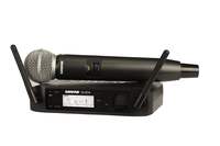 Shure GLXD24IN/SM58-Z2 Digital Vocal Wireless System with SM58 Handheld Microphone (Black)