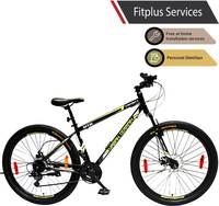 Urban Terrain UT4011S27.5 Steel MTB with 21 Shimano Gear and Installation Services 27.5 T Mountain Cycle  (21 Gear, Black) @12,999