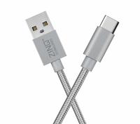 Zinq Technologies USB Type-C to USB-A 2.0 Cable - 3.2 Feet (1 Meters) - Silver
