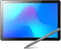 Huawei MediaPad M5 Lite with stylus 4 GB RAM 64 GB ROM 10.1 inch with Wi-Fi+4G Tablet (Space Grey) Rs18999