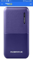Ambrane 10000 mAh Power Bank (Fast Charging, 12 W)