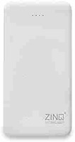 Zinq ZQ10KPC 10000mAH Lithium Polymer Power Bank with Dual Input (White)