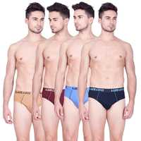 Lux Cozi Men's Cotton Brief (Pack of 4)