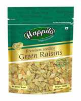Happilo Premium Seedless Raisins, 500g (250g Pack of 2)