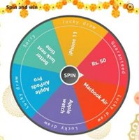 Amazon Spin & Win 19th oct | IPhone 11 & more goodies from apple