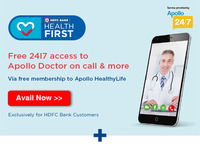Free membership to Apollo HealthyLife for HDFC Bank customers