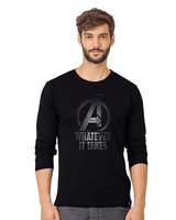 90% OFF - LookMark Mens Round Neck T-Shirt @ 208 