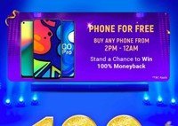 Buy Any phone & stand a chance to Get Phone for Free (2pm-12Am)100 Winners Will be announced on 25th November