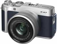 Fujifilm X Series X-A7 Mirrorless Camera Body With 15-45 mm Lens  (Blue)