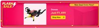 Flash Sale  1AM-2AM | Drones @ 1499