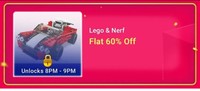 Flash Sale 8PM-9PM | Lego and Nerf Min.50% off