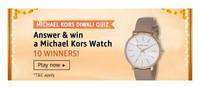 Amazon Michael Kors Diwali Quiz | Win Micheal Kors Watch