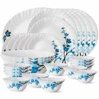 Larah By Borosil Mimosa Opalware Dinner Set, 27-Pieces, White

+10% off with axis,citi or icici bank card