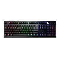 GIGABYTE AORUS Optical Blue Mechanical Gaming Keyboard ‚ Splashproof ‚ Full RGB Backlighting - Swappable Switches ‚ Braided Cable ‚ Cable Management ‚ Floating Key Design (GK-AORUS K9)

