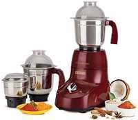 Usha Microsmart Pro 3773 750-Watt Mixer Grinder with 3 Jars (Wine)