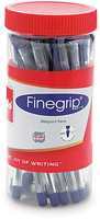 Cello Finegrip Ball Pen (25 Pens Jar - Blue) | Comfortable & Smooth writing ball pens