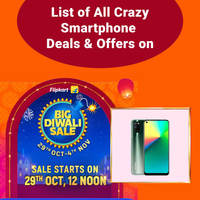 List of All Crazy Smartphone Deals & Offers on Flipkart Big Diwali Sale 2020