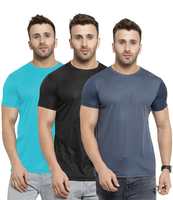 AWG - All Weather Gear Men's Regular Fit T-Shirt(Pack of 3)