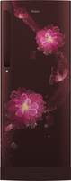 ( Prepaid )Haier 220 L Direct Cool Single Door 3 Star (2020) Refrigerator with Base Drawer(Red Blossom, HRD-2203PRB-E)
