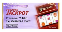 Amazon FUNZONE JACKPOT Prizes over 5 lakh TV, speakers & more