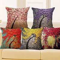 igi 3D Printed Cushions Coves (Pack of 5, 40 CM, Multicolor)