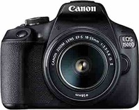 Canon EOS 1500D 24.1 Digital SLR Camera (Black) with EF S18-55 is II Lens, 16GB Card and Carry Case + bank Offers 

