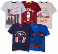 Cherokee by Unlimited Boy's T-Shirt (5 T-shirts) [9-10 Yrs]