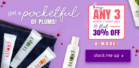 Plum Goodness Launch offer : Buy any 3 minis/mini sets at 30% Off + 5% Off on prepaid payment + Free Green tea face wash on orders above 699