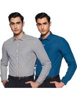 
EX Men's Solid Regular Fit Formal Shirt(Colors & Print May Vary)
