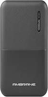 Ambrane 10000mAh Li-Polymer Powerbank with Compact Size & Fast Charging for Smartphones, Smart Watches, Neckbands & Other Devices (Capsule 10K, Black)