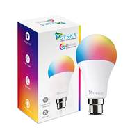 Rs.300 Coupon Off - SYSKA Wi-Fi Enabled Smart LED Bulb B22 9-Watt (Compatible with Amazon Alexa and Google Assistant)