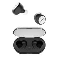 Hammer Airflow Truly Wireless Earbuds (TWS), Bluetooth 5.0, 3-4 Hours Playtime, 10M Range, Wireless Headphone with Magnetic Charging Case (300mah), in-Built Mic