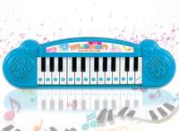 Popsugar - THPI6614AB Mini Musical Keyboard with 24 Keys for Kids, Blue