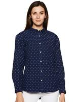 Wrangler Women's Plain Slim fit Shirt @ 271