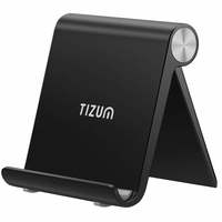 Tizum Multi Angle Portable Stand for All Smartphones, Tab & Kindle (Black)