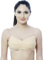 Women Full Coverage Non Padded Bra  (Beige)