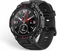 Huami Amazfit T-Rex Smart Watch with 20 Days Battery Life, AMOLED Display, Built-in GPS, 12 Military Certifications, Water Resistance, 14 Sports Modes (Rock Black)