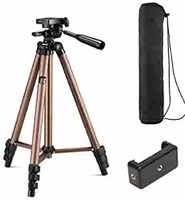 Syvo WT 3130 Aluminum Tripod (50-Inch) with Mobile Phone Holder Mount & Carry Bag