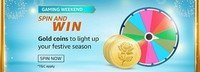 Amazon SPIN AND WIN || Gold coins to light up your festive season