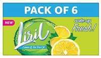 Liril Lemon & Tea Tree Oil Soap 125 g (Pack of 6)